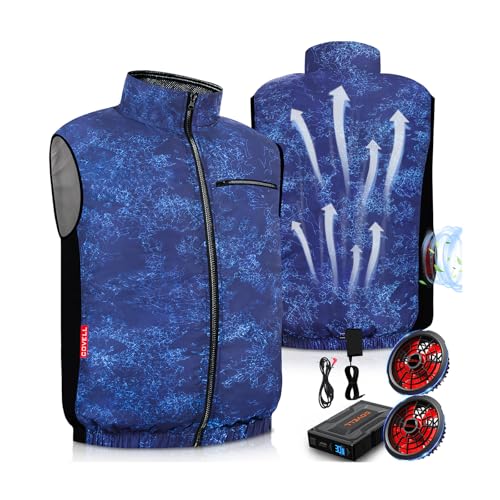 2025最強爆風 32V超高出力 体感-15℃】 空調冷風服 最強冷風服